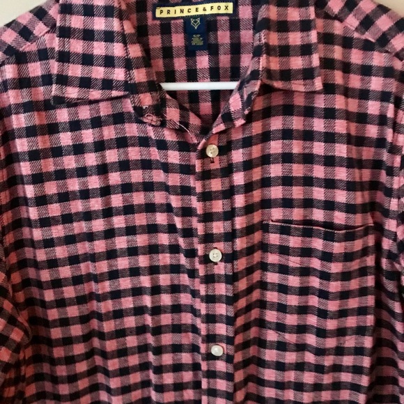 **SOLD**Checkered button down - Picture 2 of 3